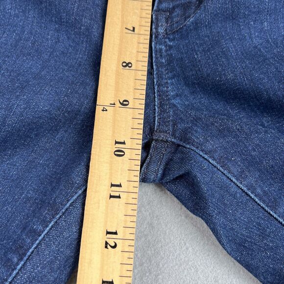Madewell 10” High Riser‎ Skinny Skinny Dark Wash Blue Denim Jeans Mens Size 26 - Picture 6 of 11